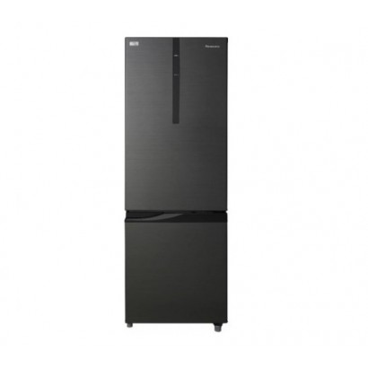 Panasonic 296 L Frost Free Double Door 2 Star Refrigerator  (Black, NR-BR307RKX1)