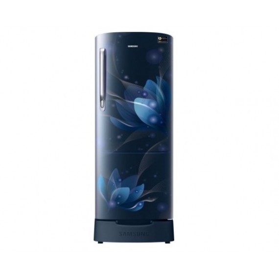 Samsung 192 L Direct Cool Single Door 5 Star Refrigerator  (Saffron Blue, RR20R182XU8/HL)