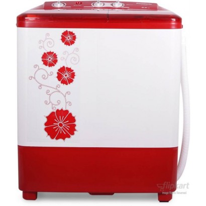 Panasonic 6.5 kg Semi Automatic Top Load Washing Machine Red  (NA-W65B2RRB)